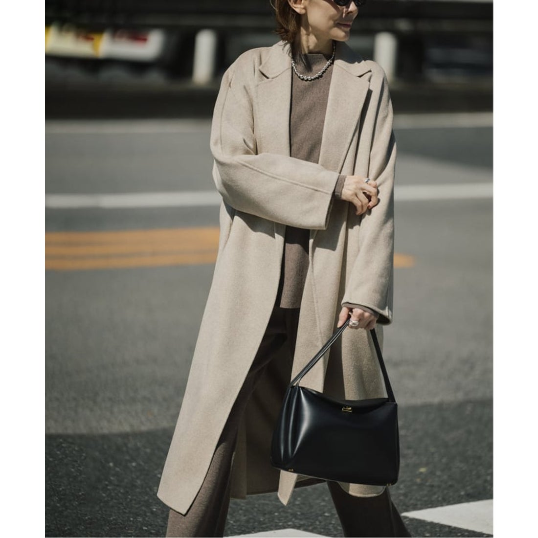 ヴェルメイユ パー イエナ VERMEIL par iena カシミヤリバーロング