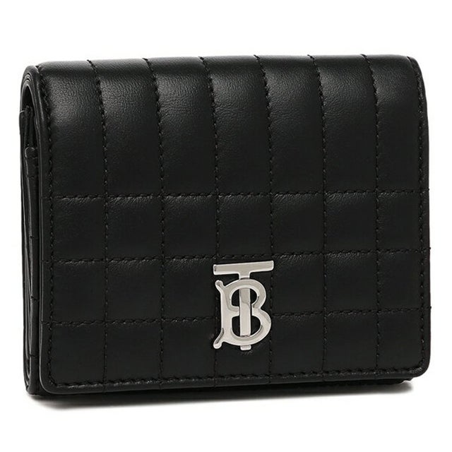 バーバリー BURBERRY 二つ折り財布 ローラ コンパクト財布 ブラック