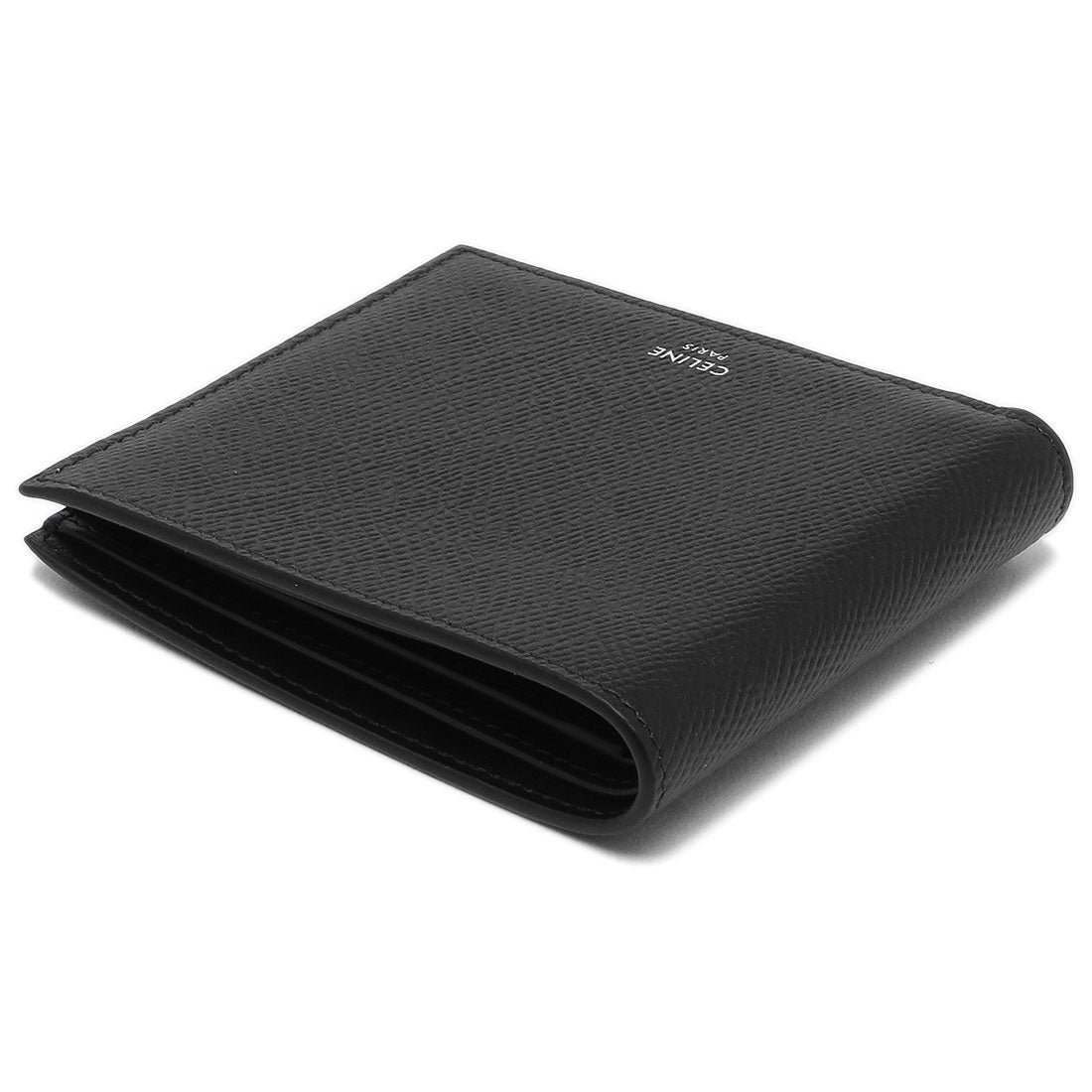 セリーヌ CELINE 二つ折り財布 バイフォールドウォレット ブラック