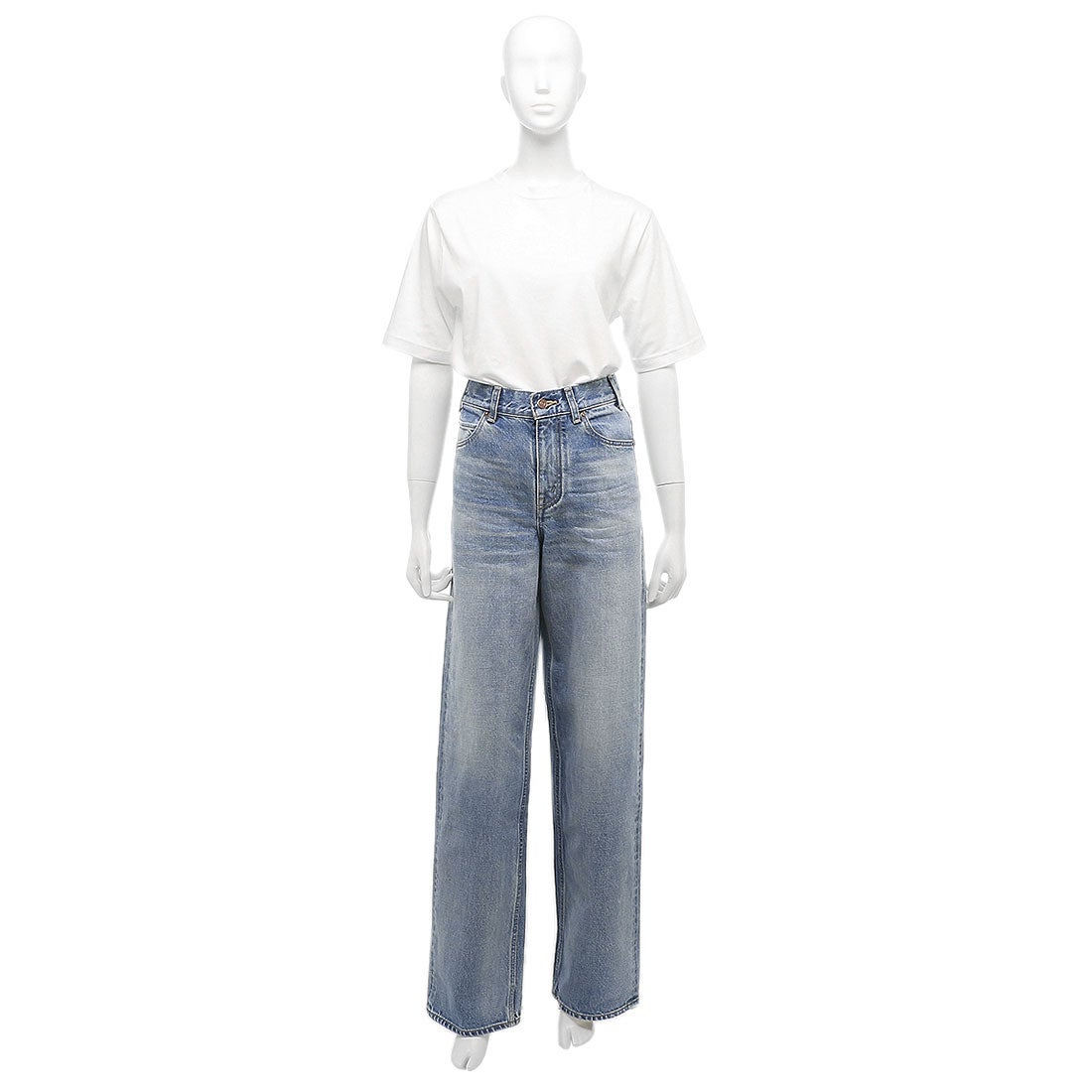 セリーヌ CELINE パンツ デニム ジーンズ ブルー レディース CELINE