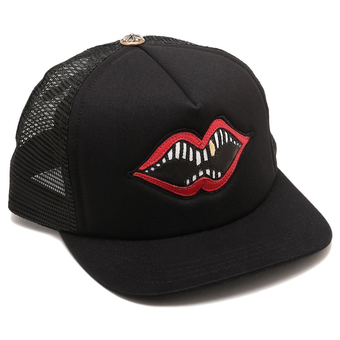 クロムハーツ Chrome Hearts 帽子 ブラック レッド メンズ CHROME