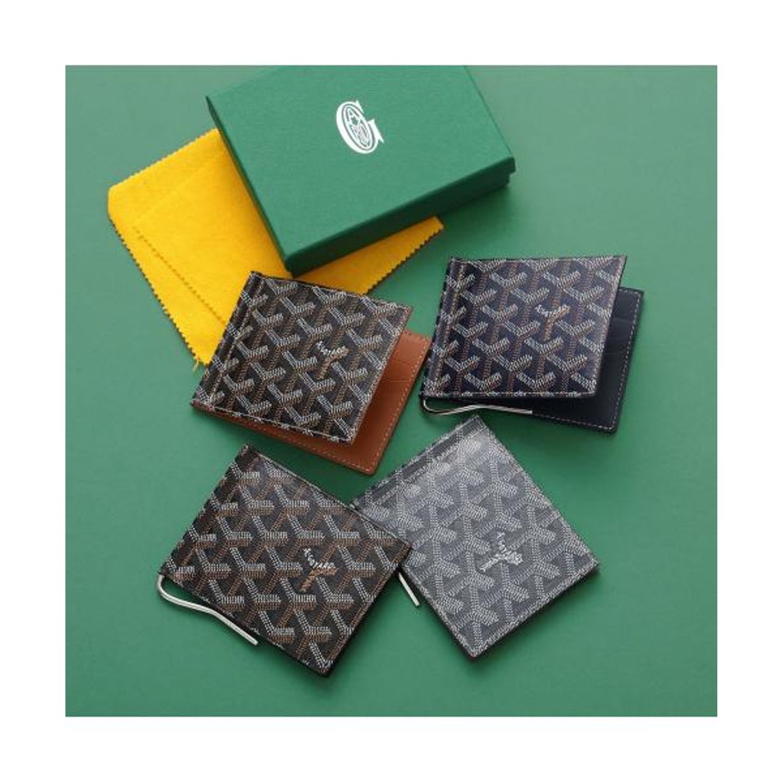 ゴヤール GOYARD GOYARD 二つ折り財布 SAINT THOMAS マネークリップ