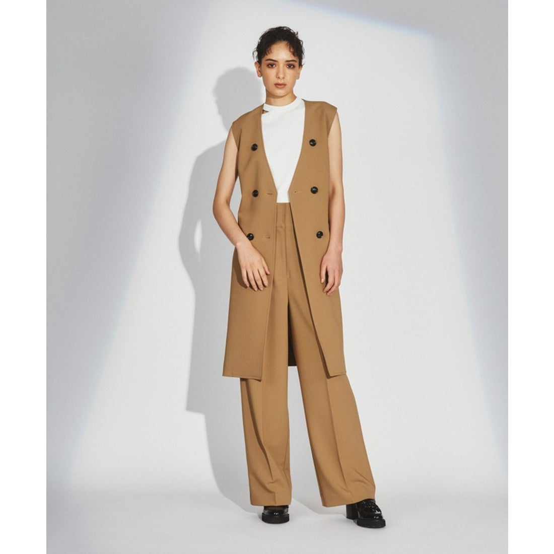 グレースコンチネンタル GRACE CONTINENTAL ハイウエストワイドパンツ