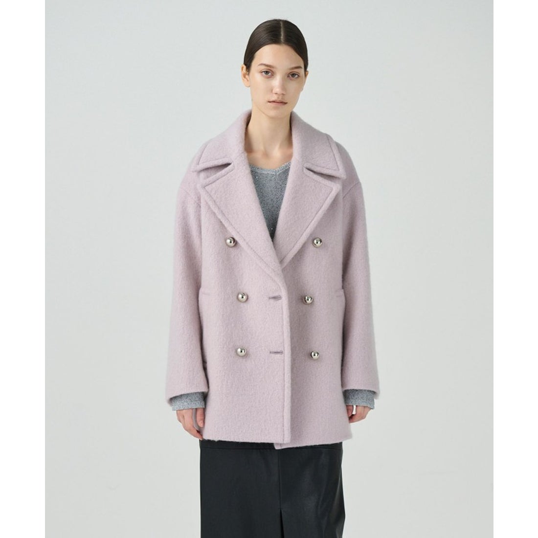 グレースコンチネンタル GRACE CONTINENTAL モヘヤシャギーPコート