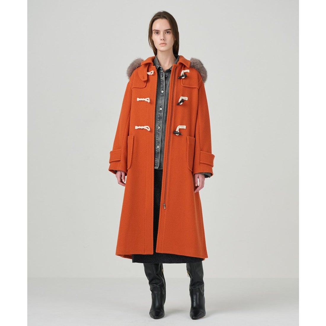 グレースコンチネンタル GRACE CONTINENTAL ウールカルゼダッフル