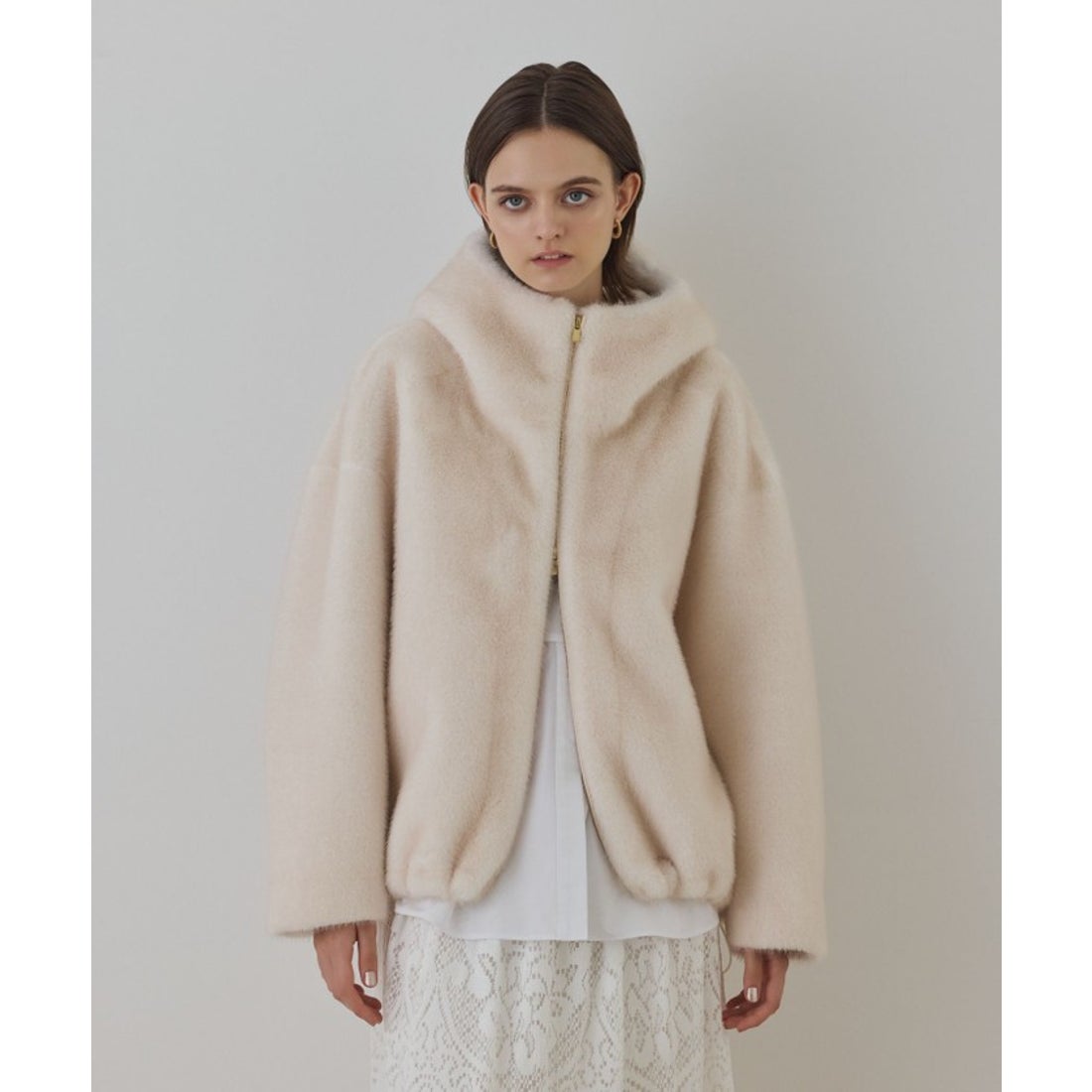 グレースコンチネンタル GRACE CONTINENTAL フェイクミンクフード