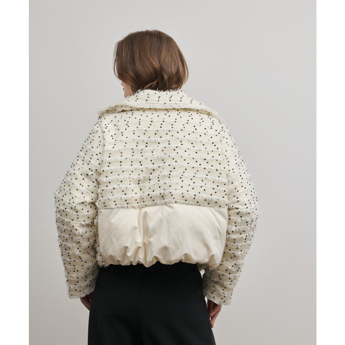 グレースコンチネンタル GRACE CONTINENTAL ツイードダウンジャケット