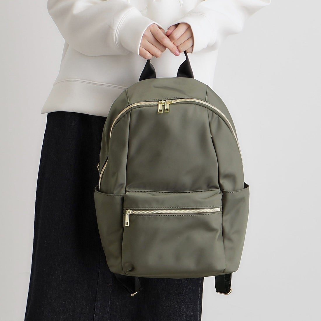 グローブ grove 【インスタ企画】人間工学撥水多機能リュック （カーキ