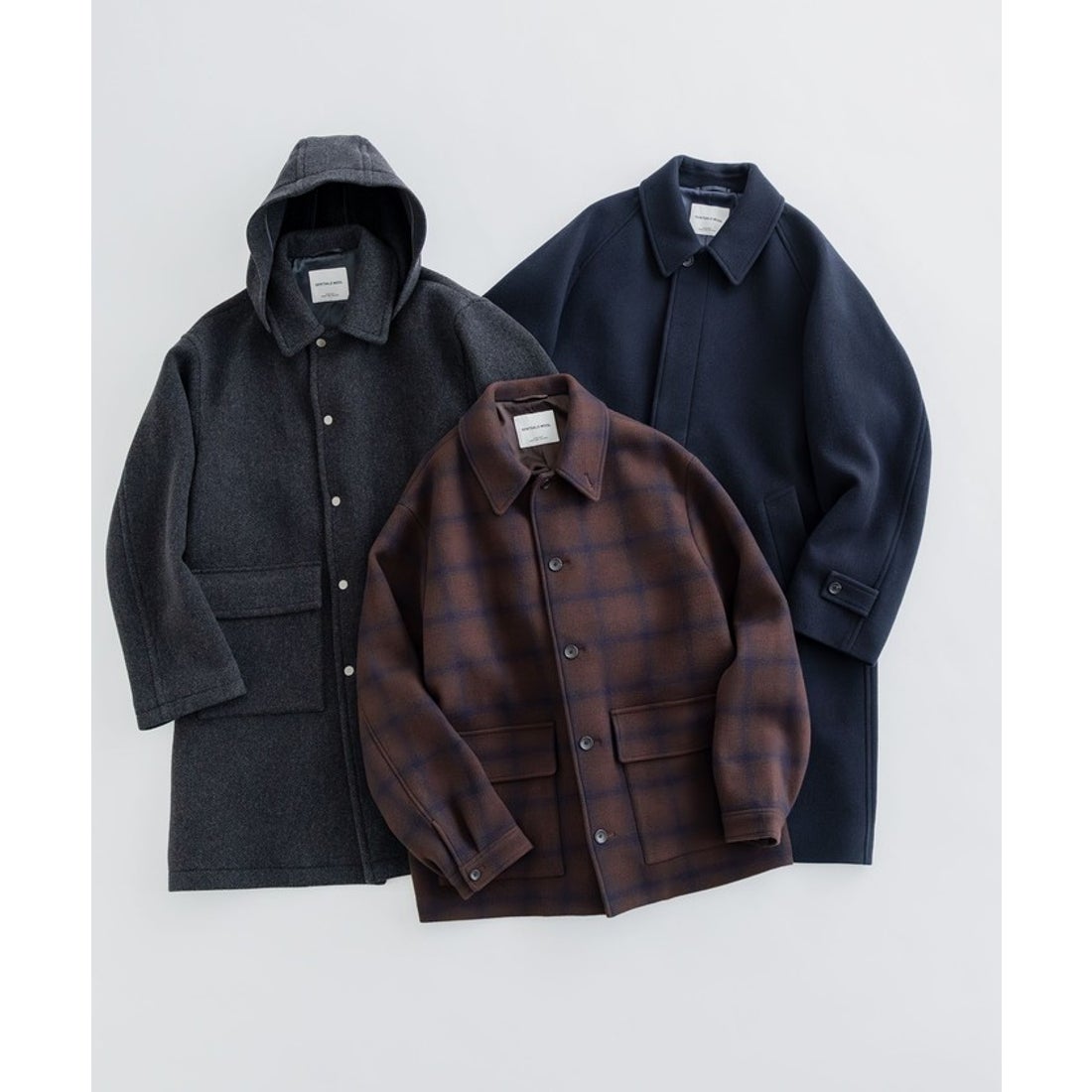 UNITED ARROWS green label relaxing SENTDALE WOOL カバーオール