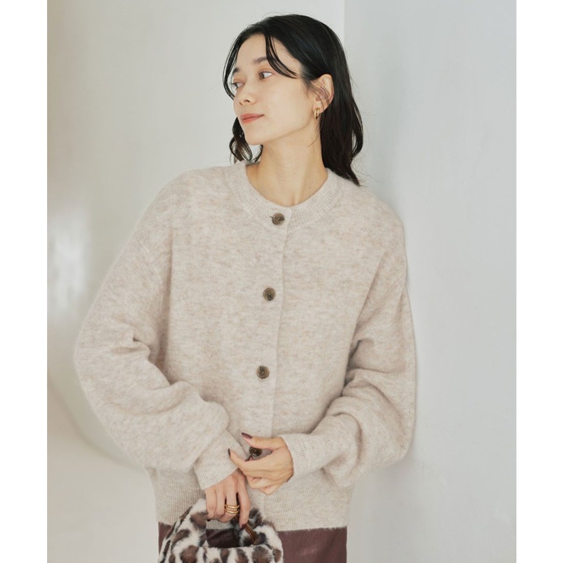 UNITED ARROWS green label relaxing アルパカブレンド クルーネック