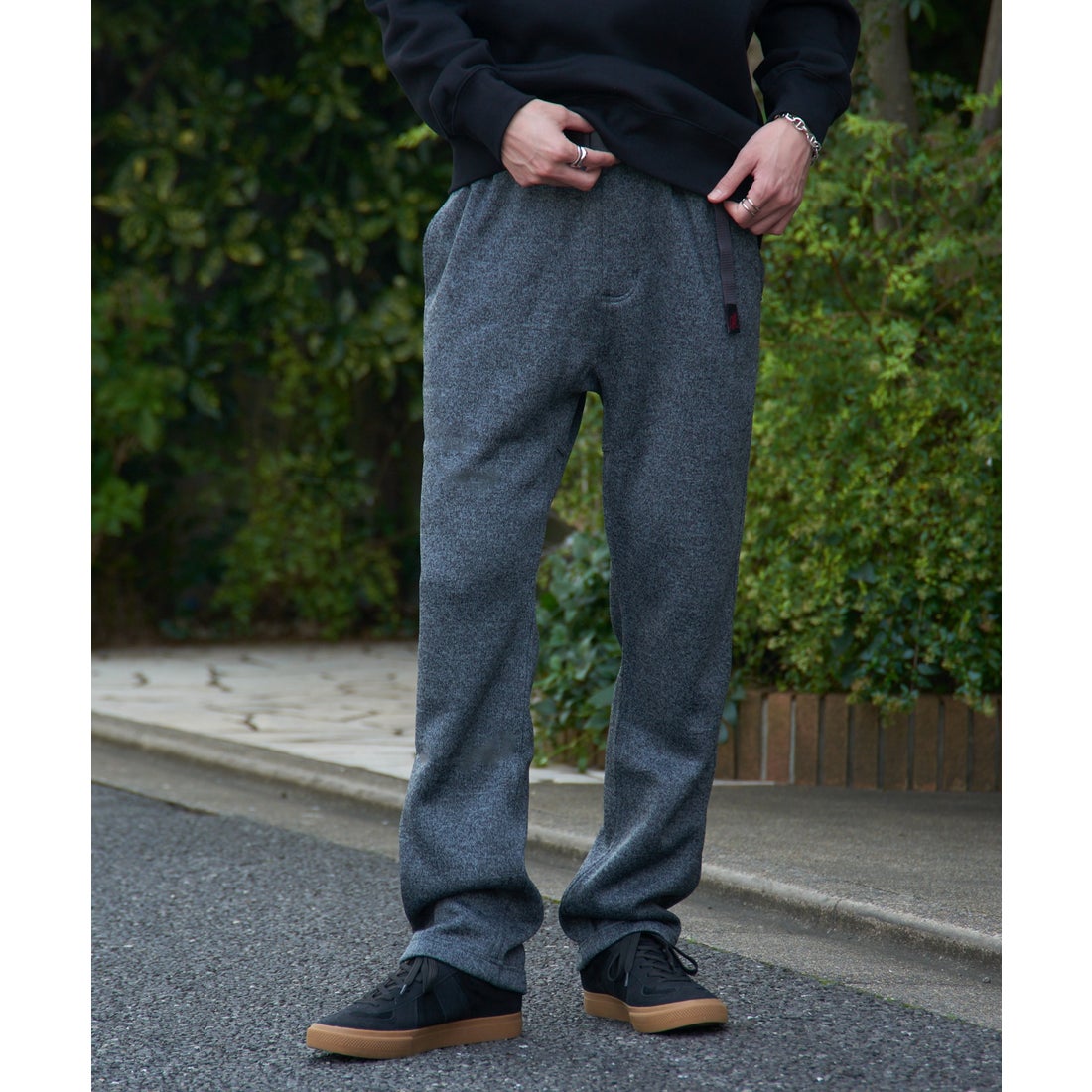 グラミチ GRAMICCI BONDING KNIT FLEECE NNーPANT CROPPED G2FMーP017