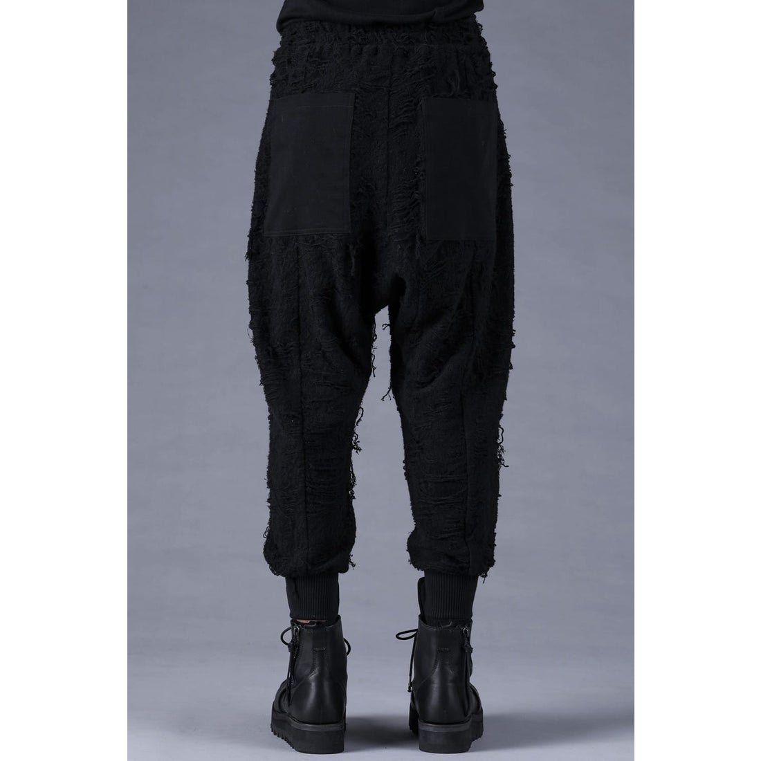ディーハイゲン D.HYGEN Damage Pile Combination Wide Jogger Pants