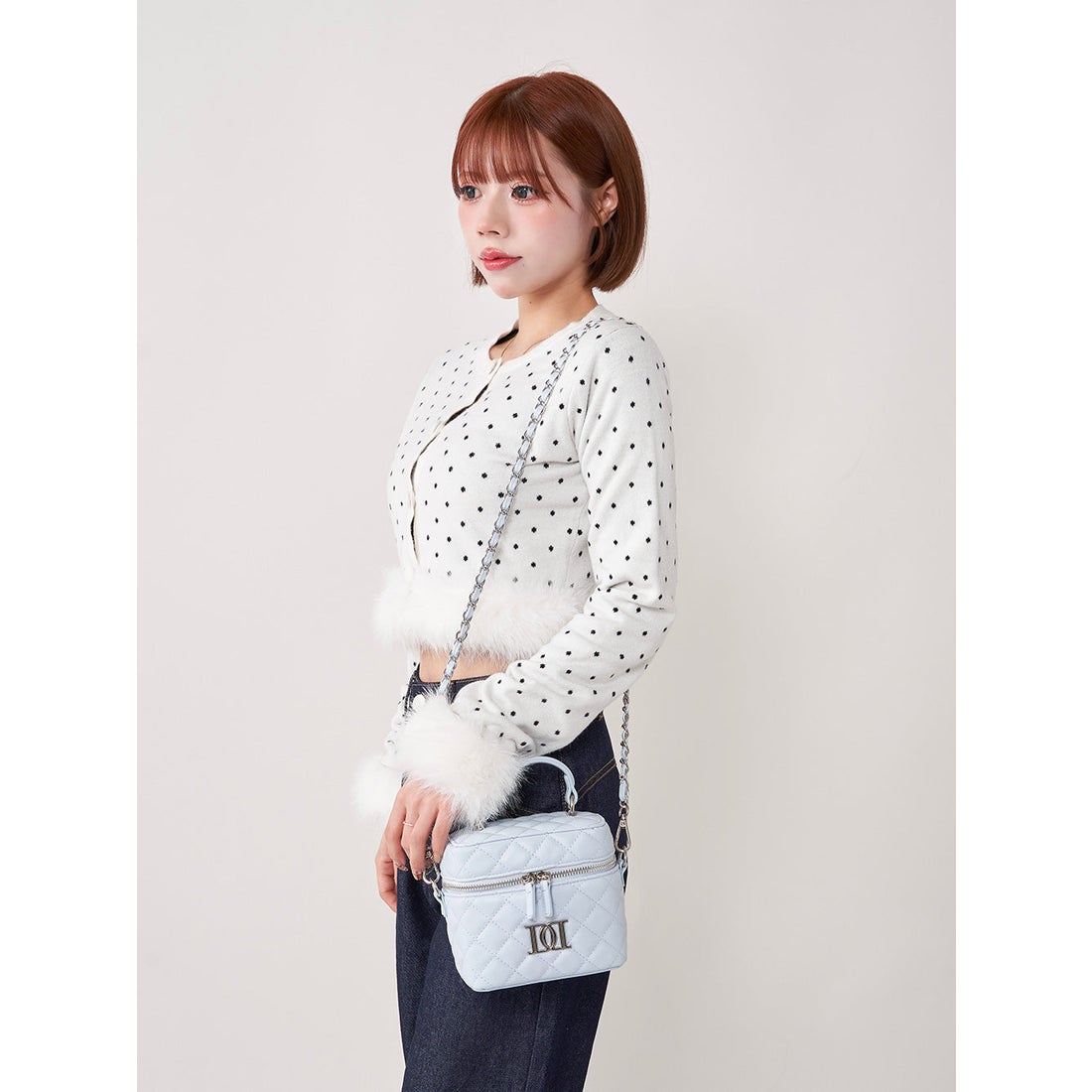 ダーリッチ Darich 【シルバーパーツ】キルティングスクエアミニバッグ