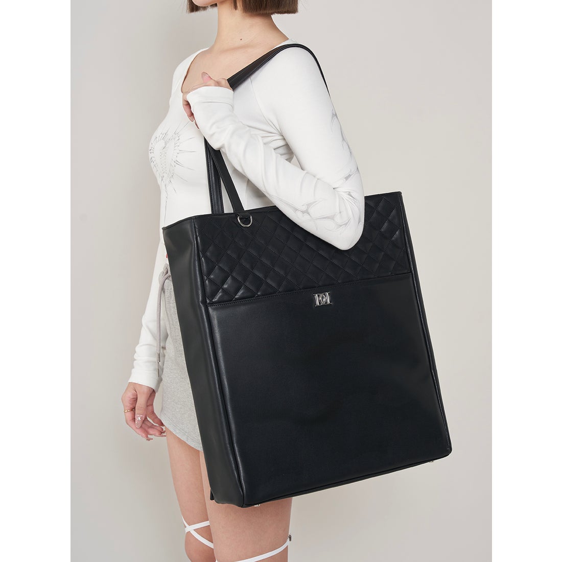 ダーリッチ Darich DDキルティングマルチトートバッグ （ブラック