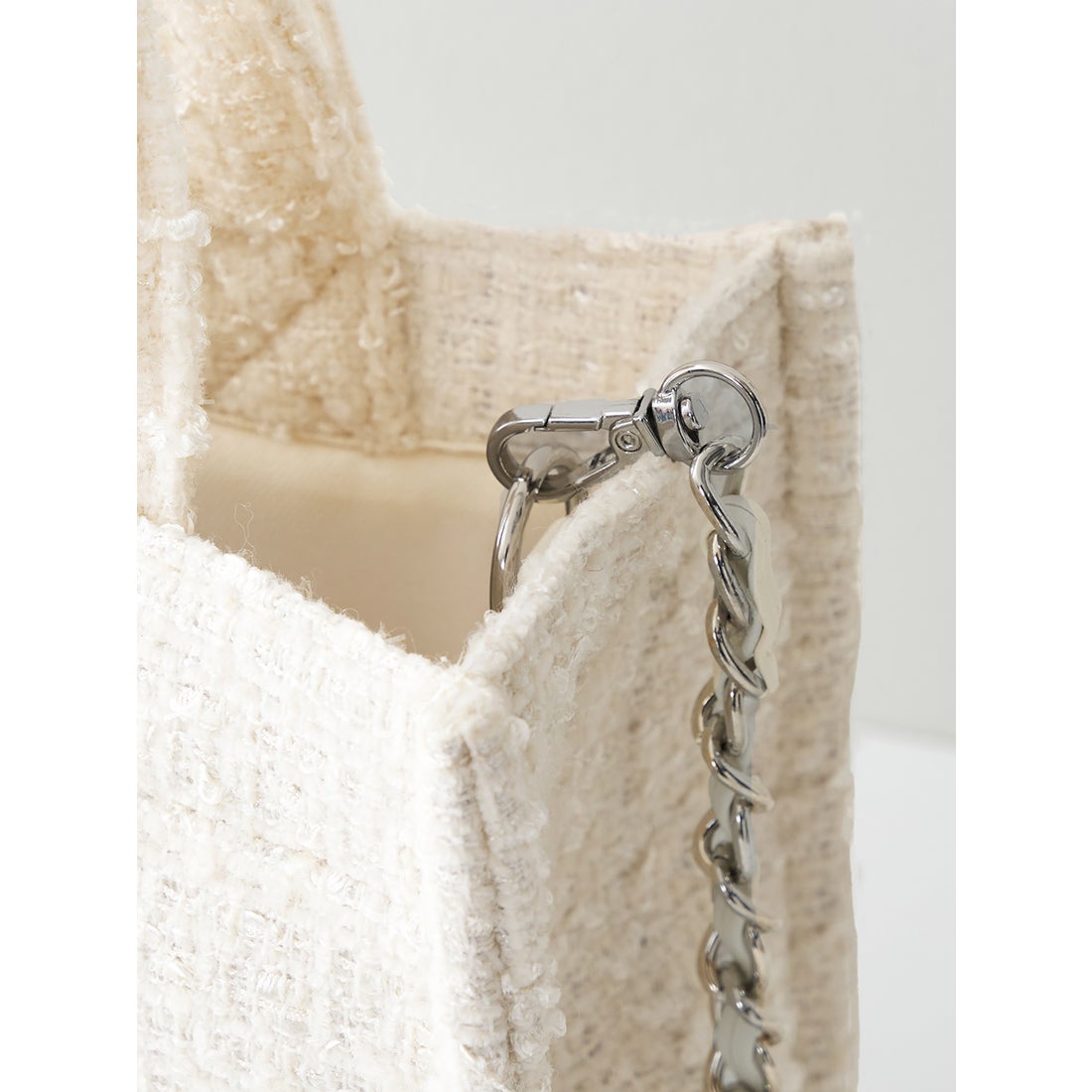 ダーリッチ Darich DRビジューミニトートバッグ （ホワイト