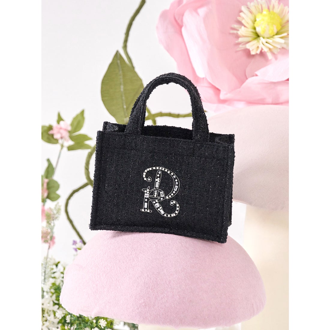 ダーリッチ Darich DRビジューミニトートバッグ （ブラック