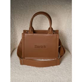 ダーリッチ Darich ロゴショルダーレザーミニトートバッグ （ブラック