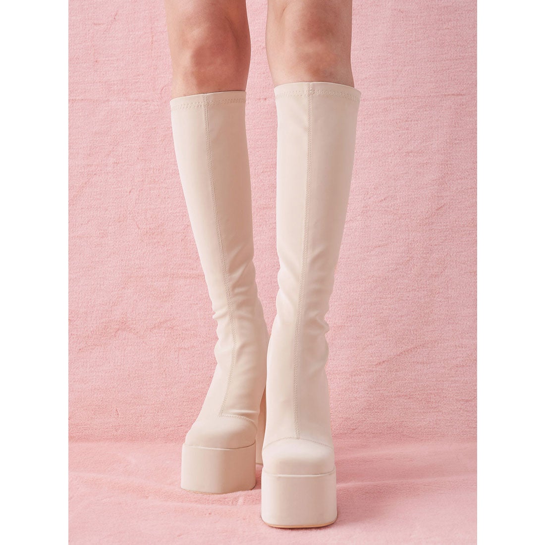 ダーリッチ Darich ウルトラストレッチレザーロングブーツ