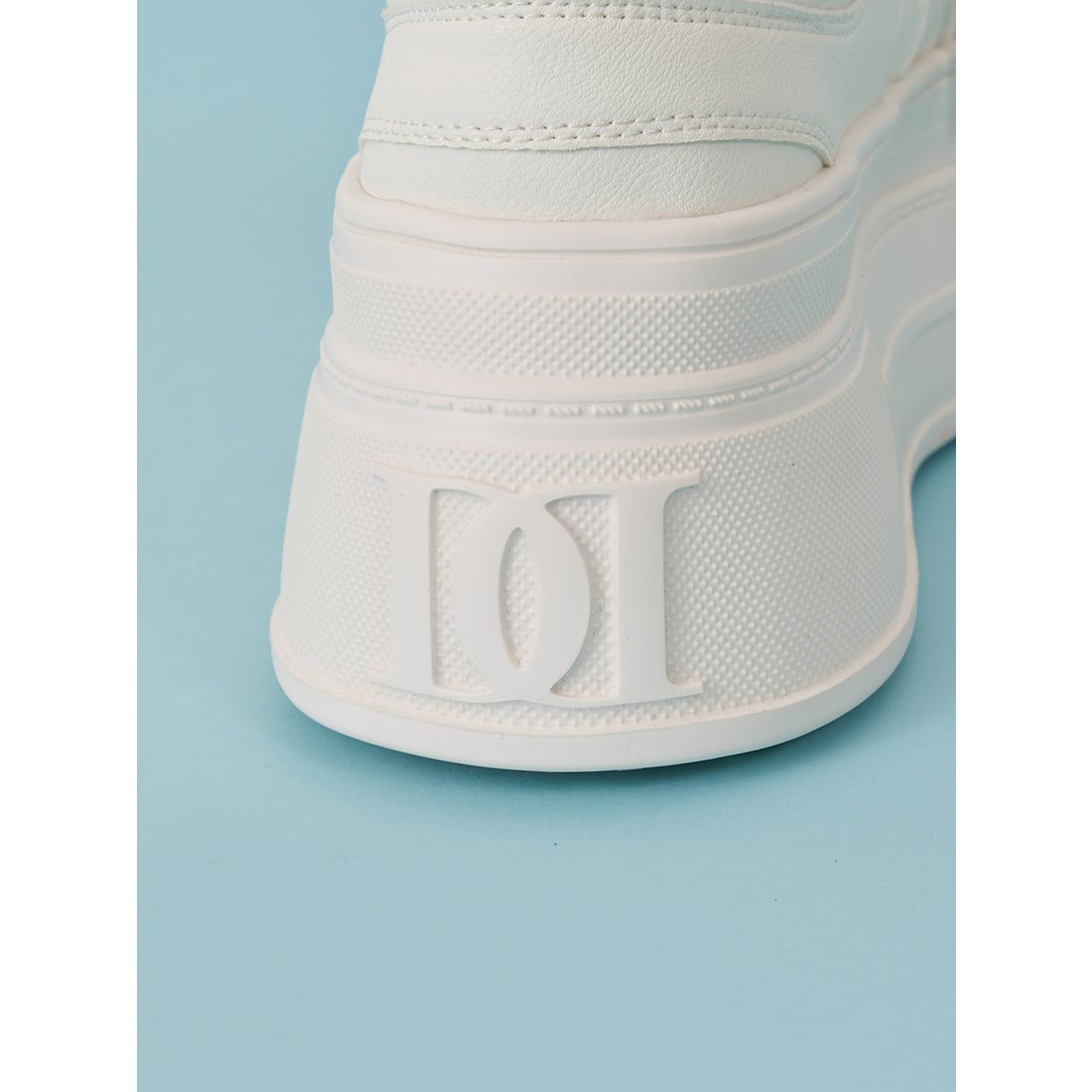 ダーリッチ Darich DDロゴソールスニーカー （ホワイト） -靴