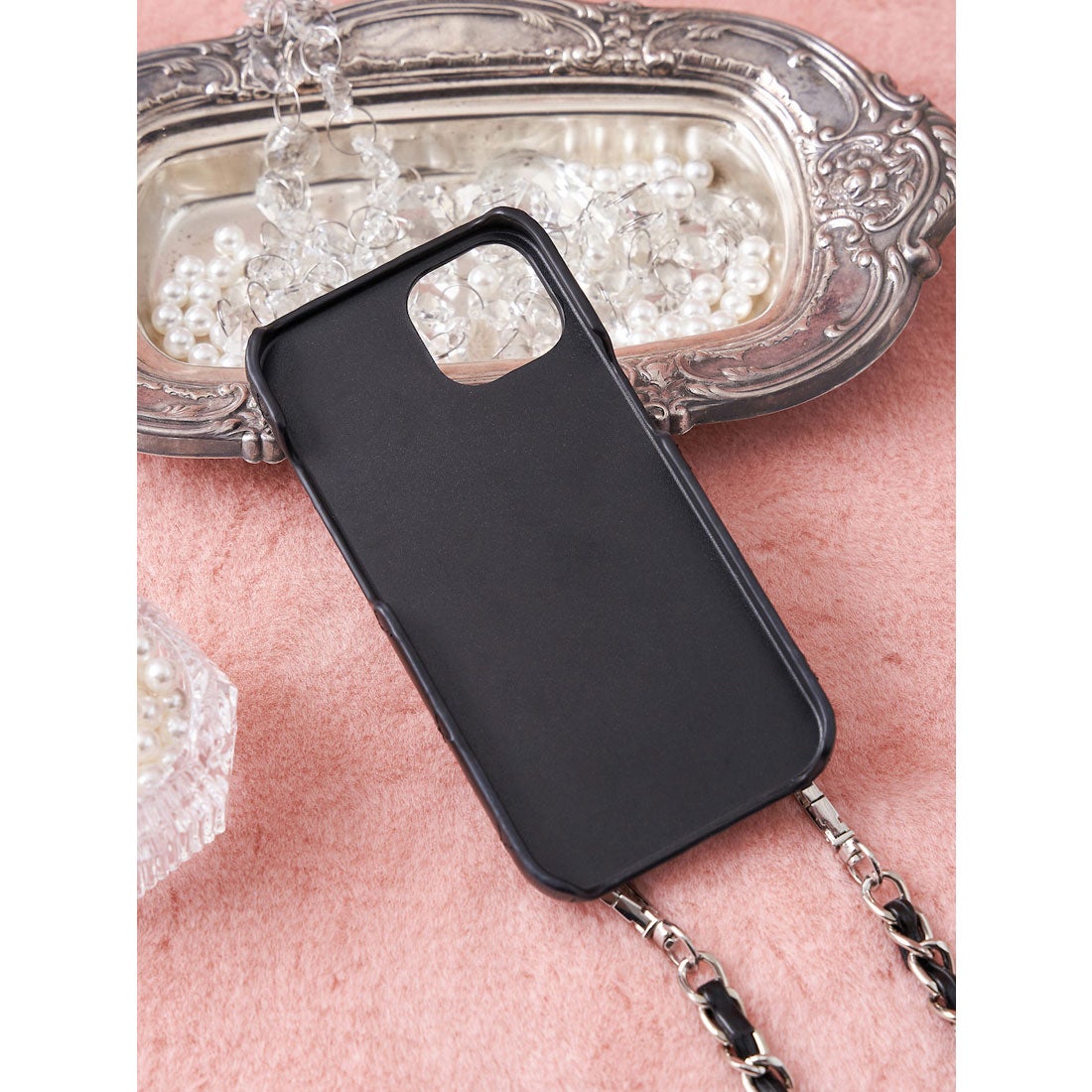 ダーリッチ Darich キルティングビジューiPhoneケース （サックス