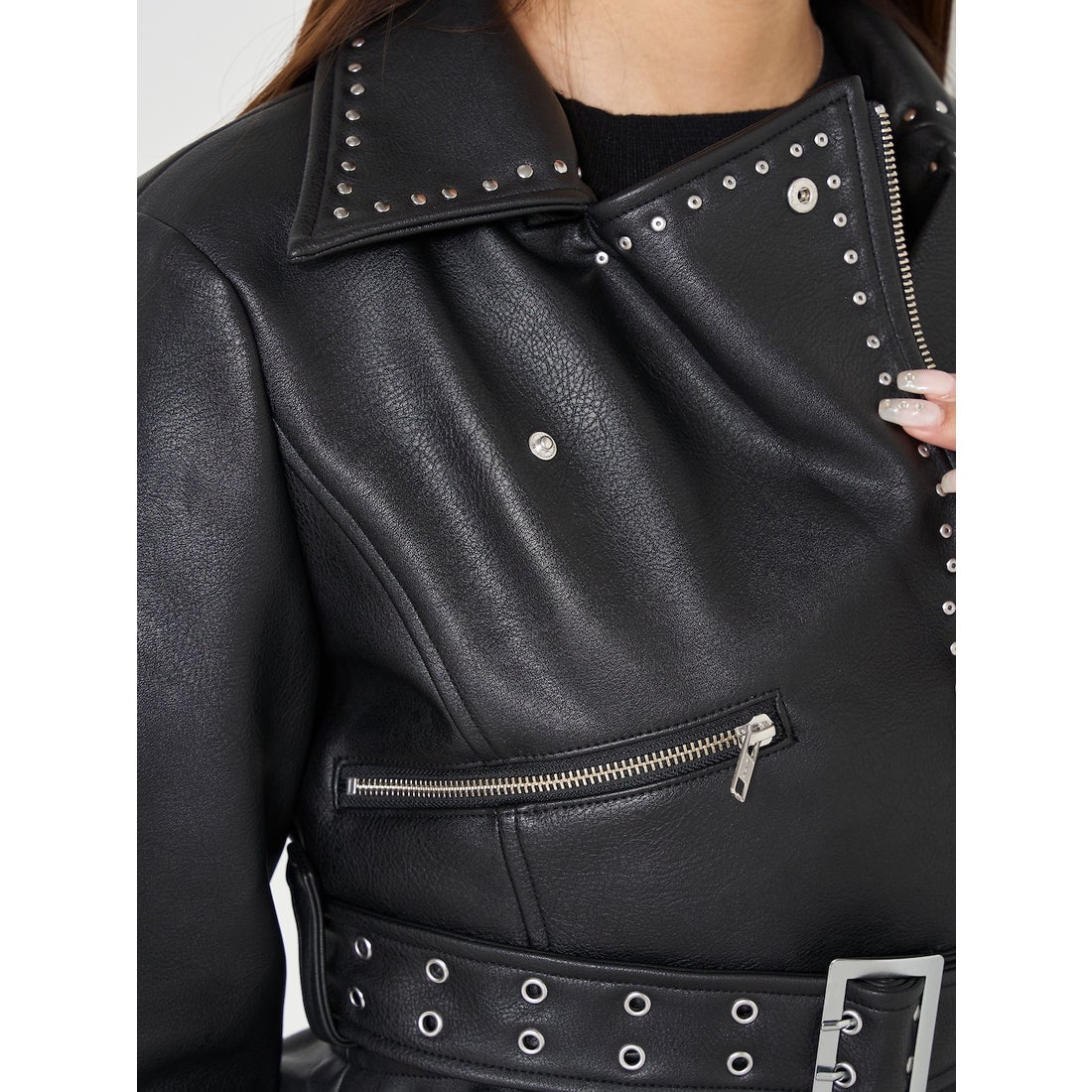 ダーリッチ Darich フレアライダースジャケット （ブラック） -靴