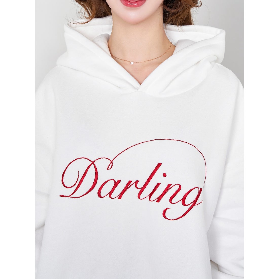 ダーリッチ Darich グラフィックスタッズフーディー （レッド