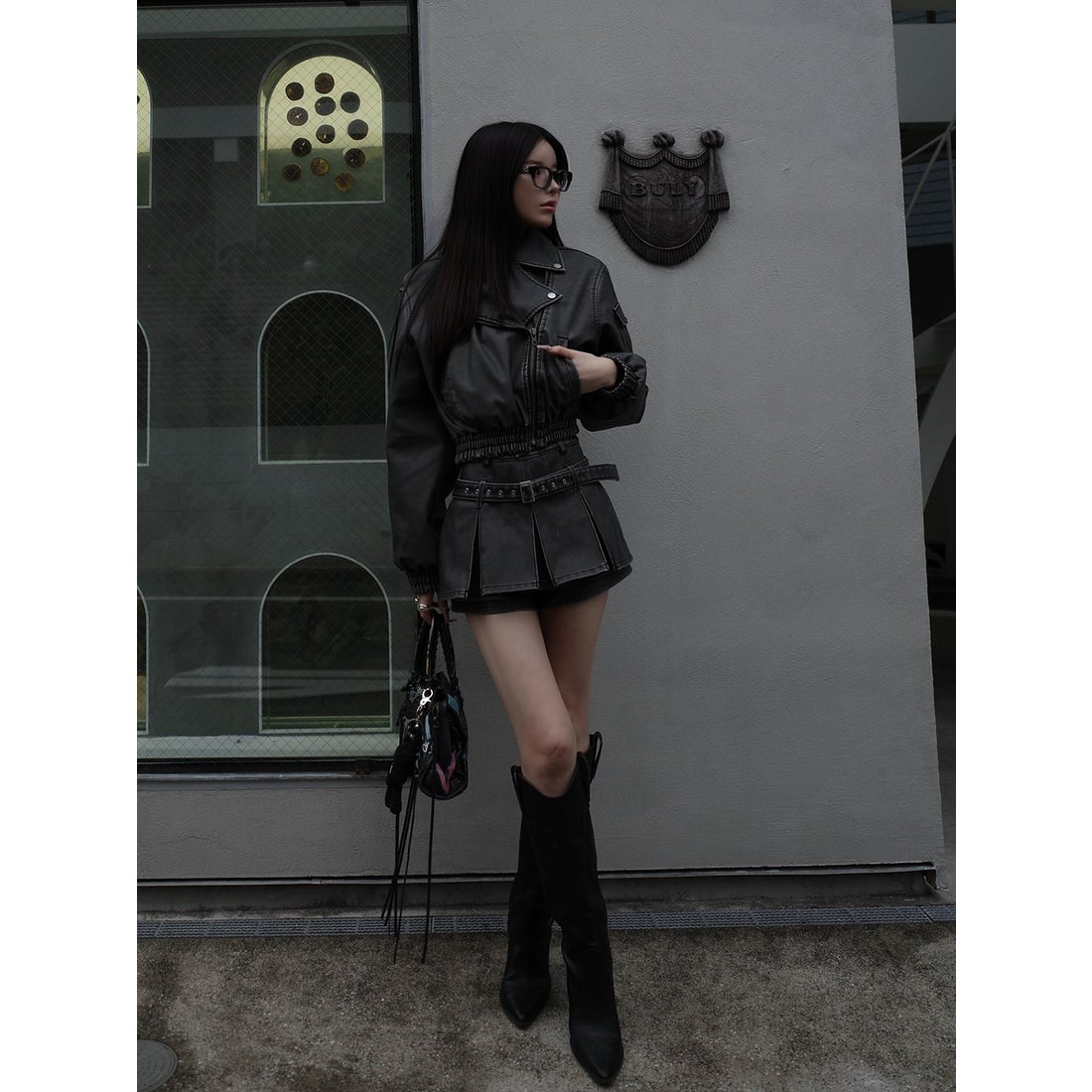 ダーリッチ Darich アンティークレザーライダースジャケット