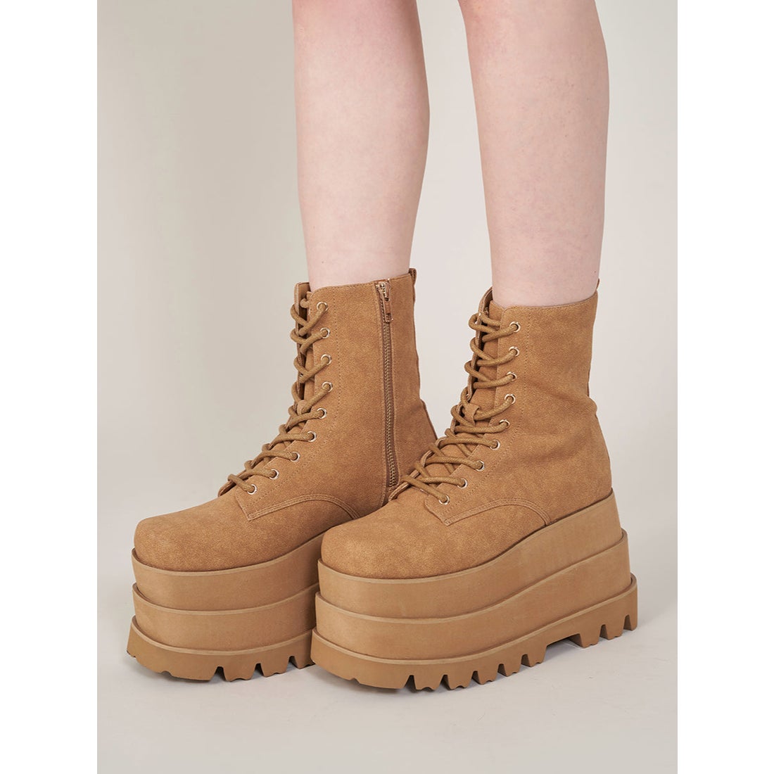 ダーリッチ Darich トリプルソールエンジニアブーツ （キャメル