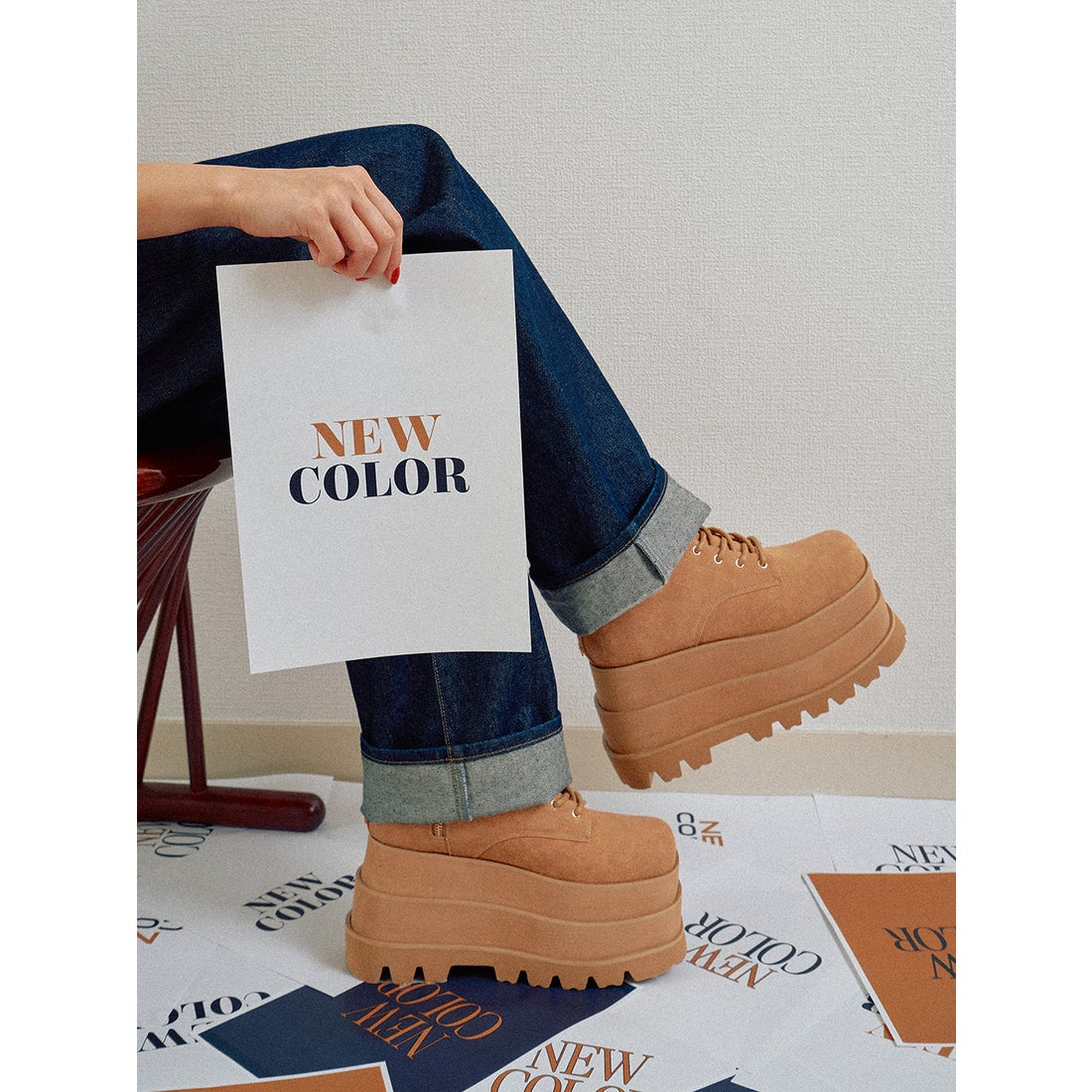 ダーリッチ Darich トリプルソールエンジニアブーツ （キャメル