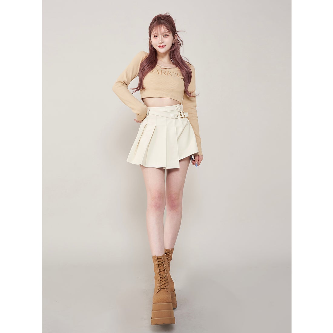 ダーリッチ Darich トリプルソールエンジニアブーツ （キャメル