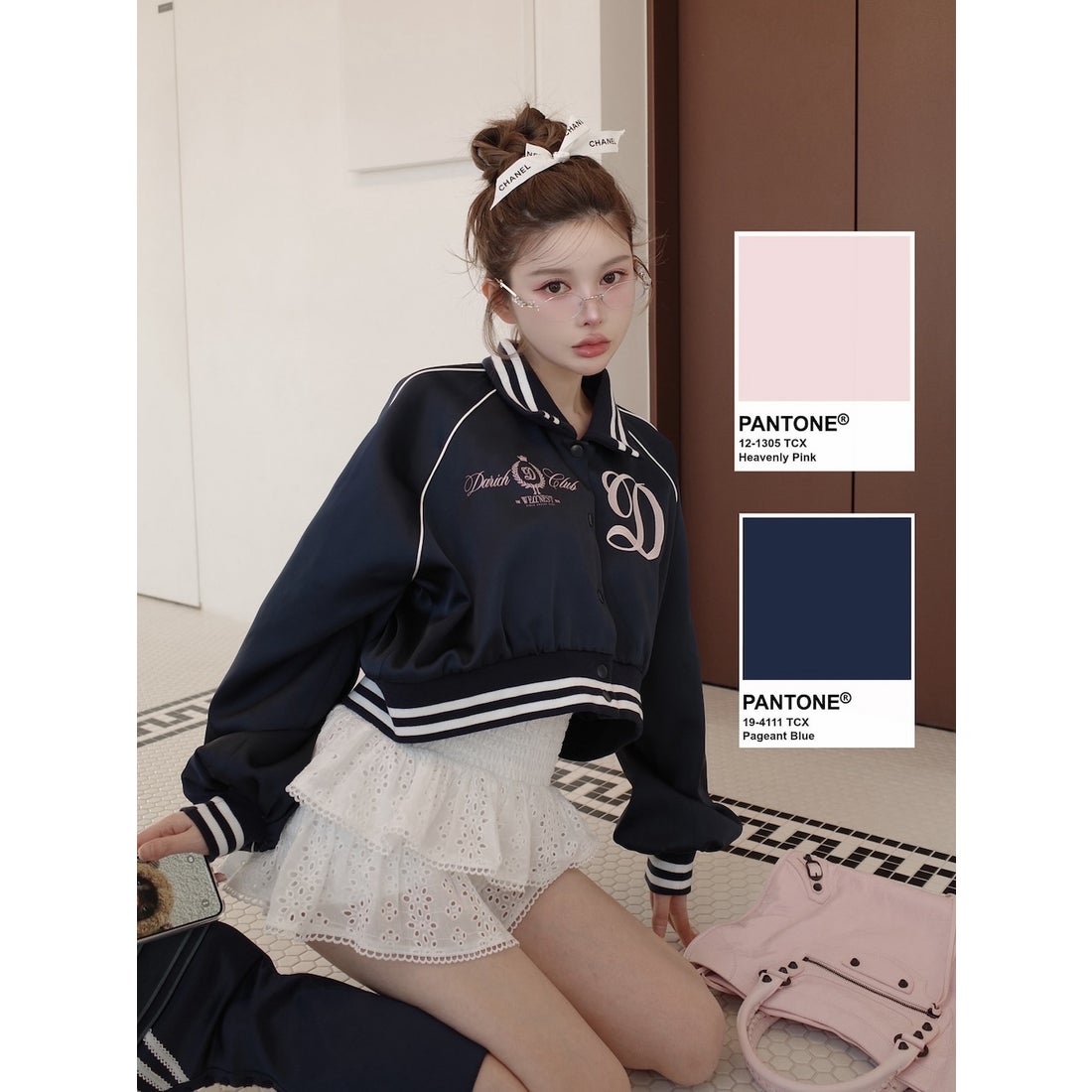 ダーリッチ Darich Darich Clubスカジャン （ネイビー