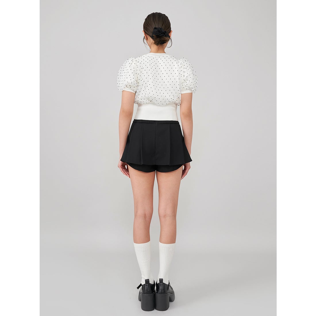 ダーリッチ Darich 美シルエットミニスカート （グレー