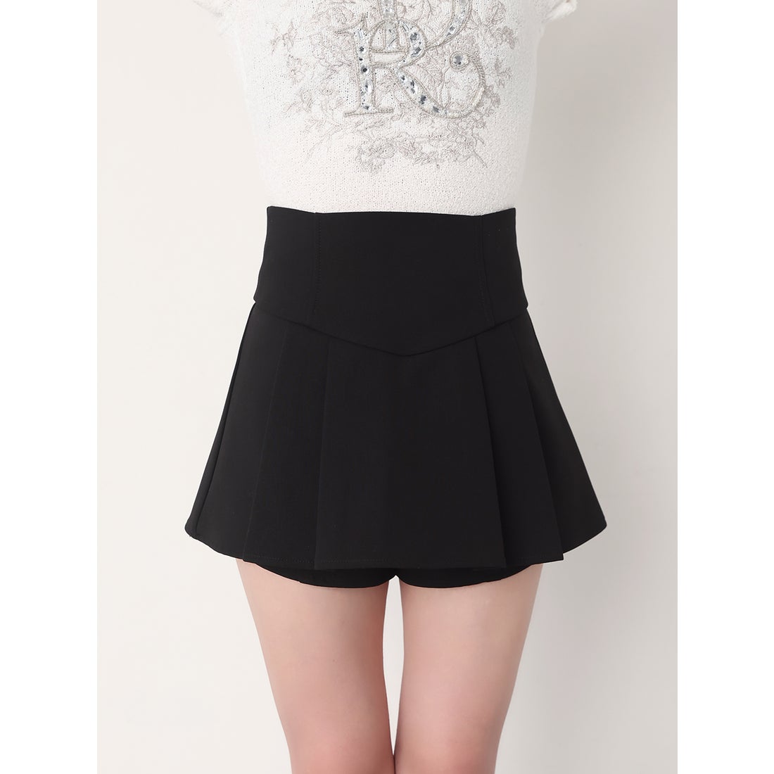 ダーリッチ Darich 美シルエットミニスカート （グレー