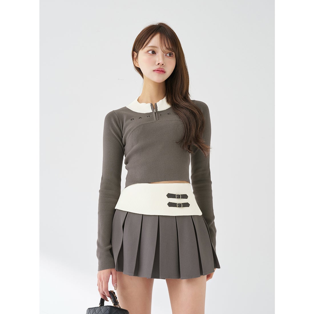 ダーリッチ Darich DARICHニットセットアップ （グレー