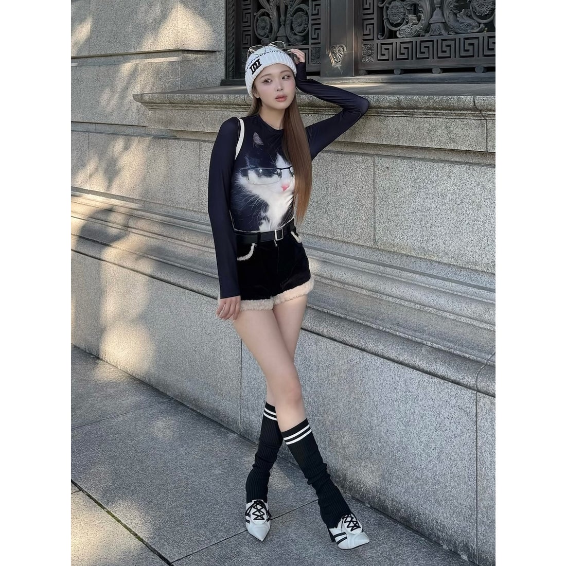 ダーリッチ Darich ポイントボアコーデュロイショートパンツ