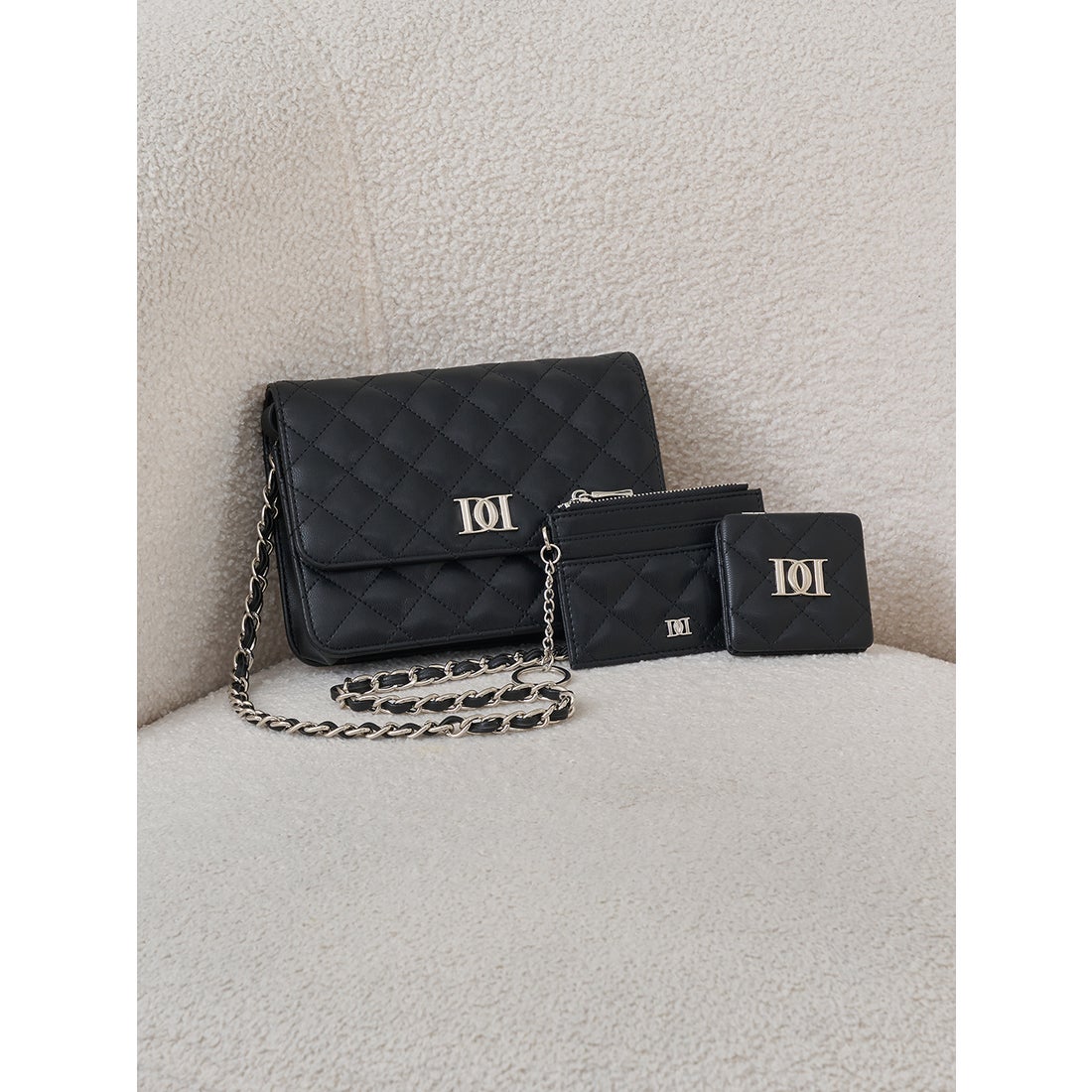 ダーリッチ Darich DDロゴキルティングトラベルセット （ブラック