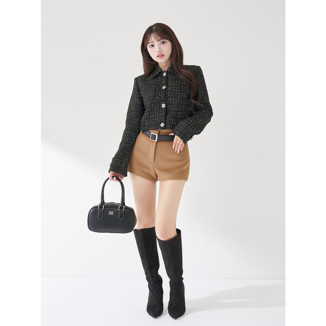 ダーリッチ Darich メルトンミドルショートパンツ （キャメル