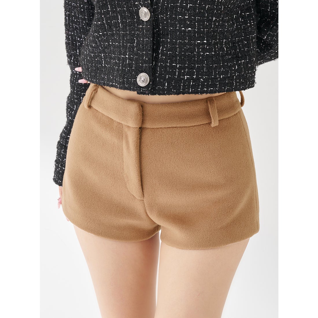 ダーリッチ Darich メルトンミドルショートパンツ （グレー