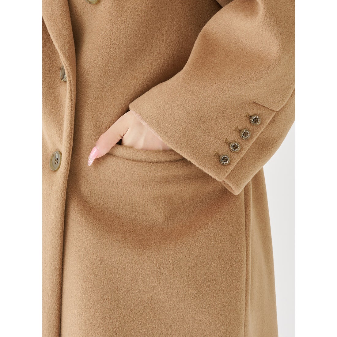 ダーリッチ Darich ダブルロングチェスターコート （キャメル） -靴