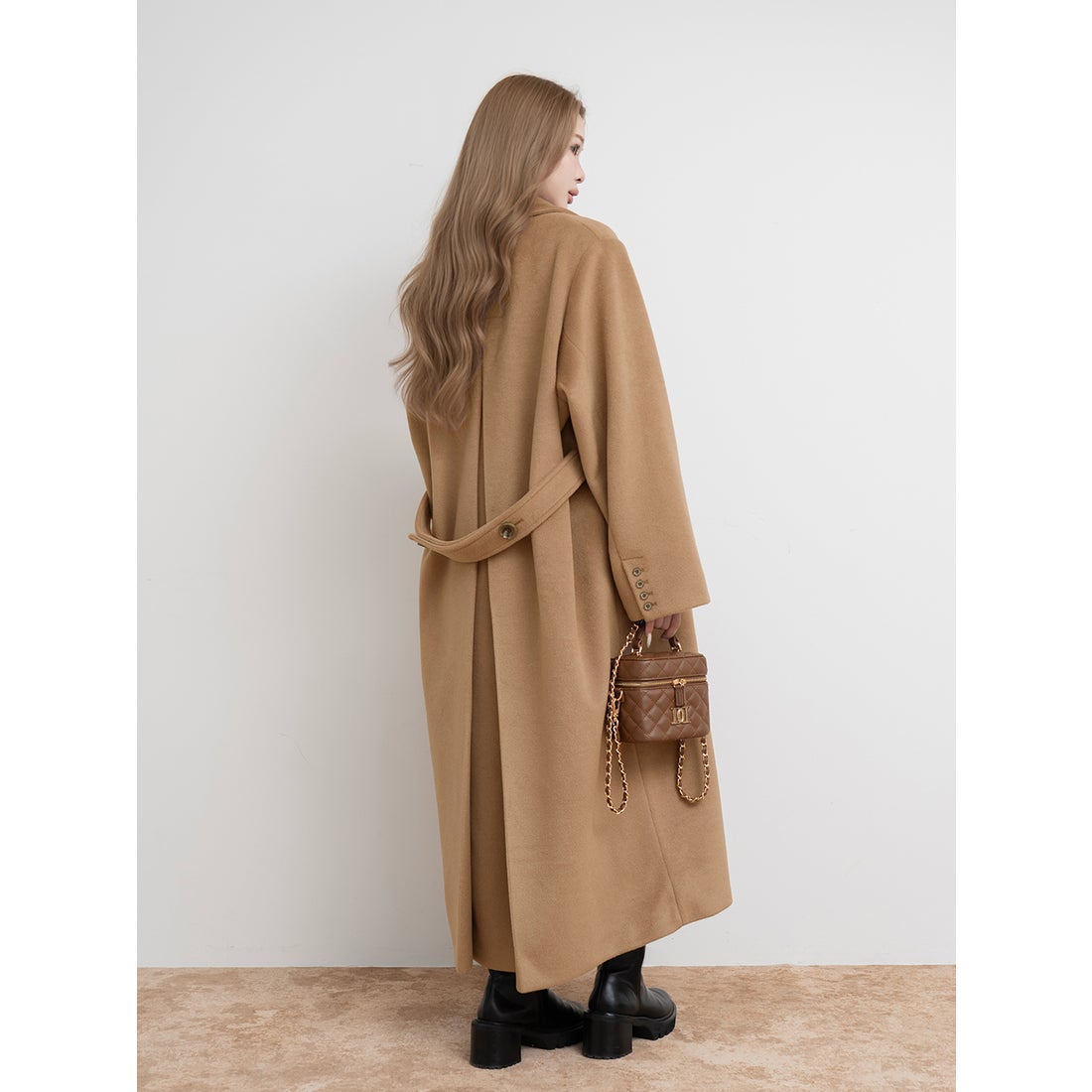 ダーリッチ Darich ダブルロングチェスターコート （ベージュ