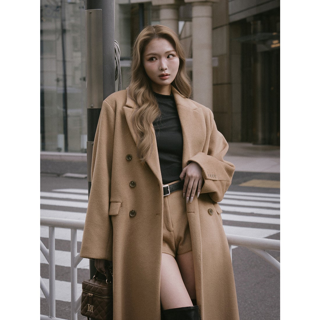 ダーリッチ Darich ダブルロングチェスターコート （ベージュ