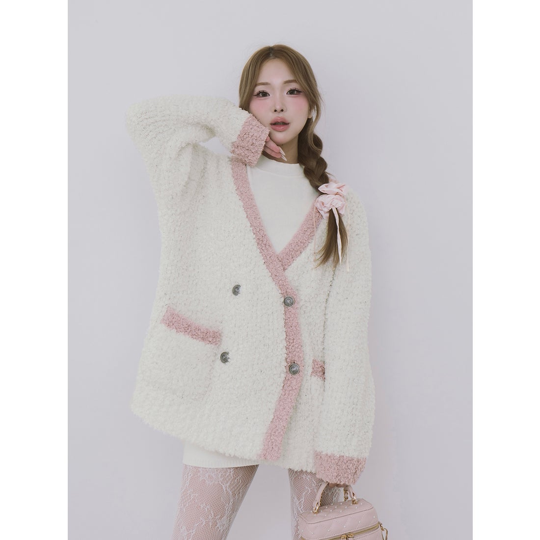 ダーリッチ Darich パントーンニットアンサンブル （アイボリー