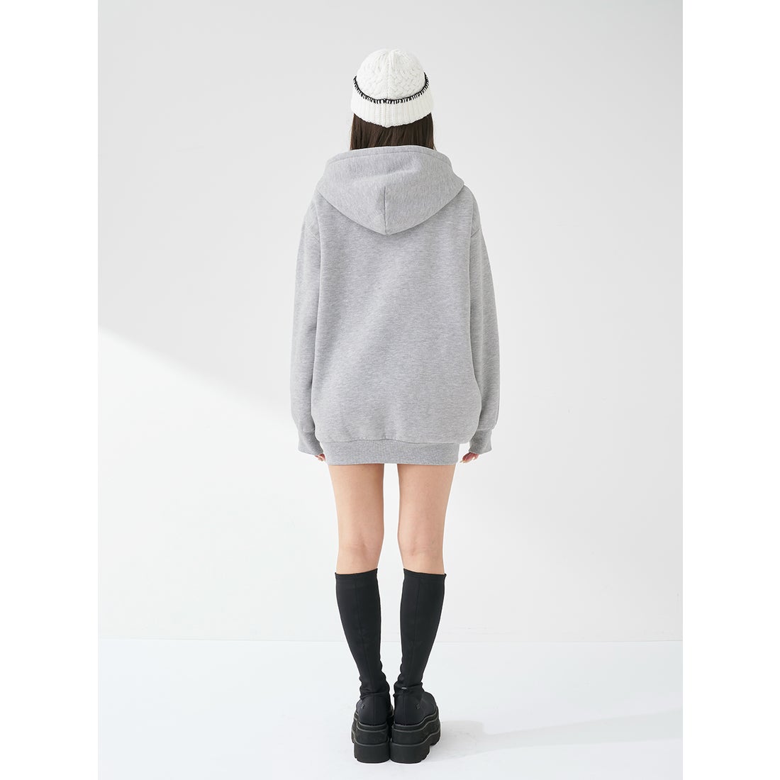 ダーリッチ Darich アップリケDDロゴパーカー （グレー