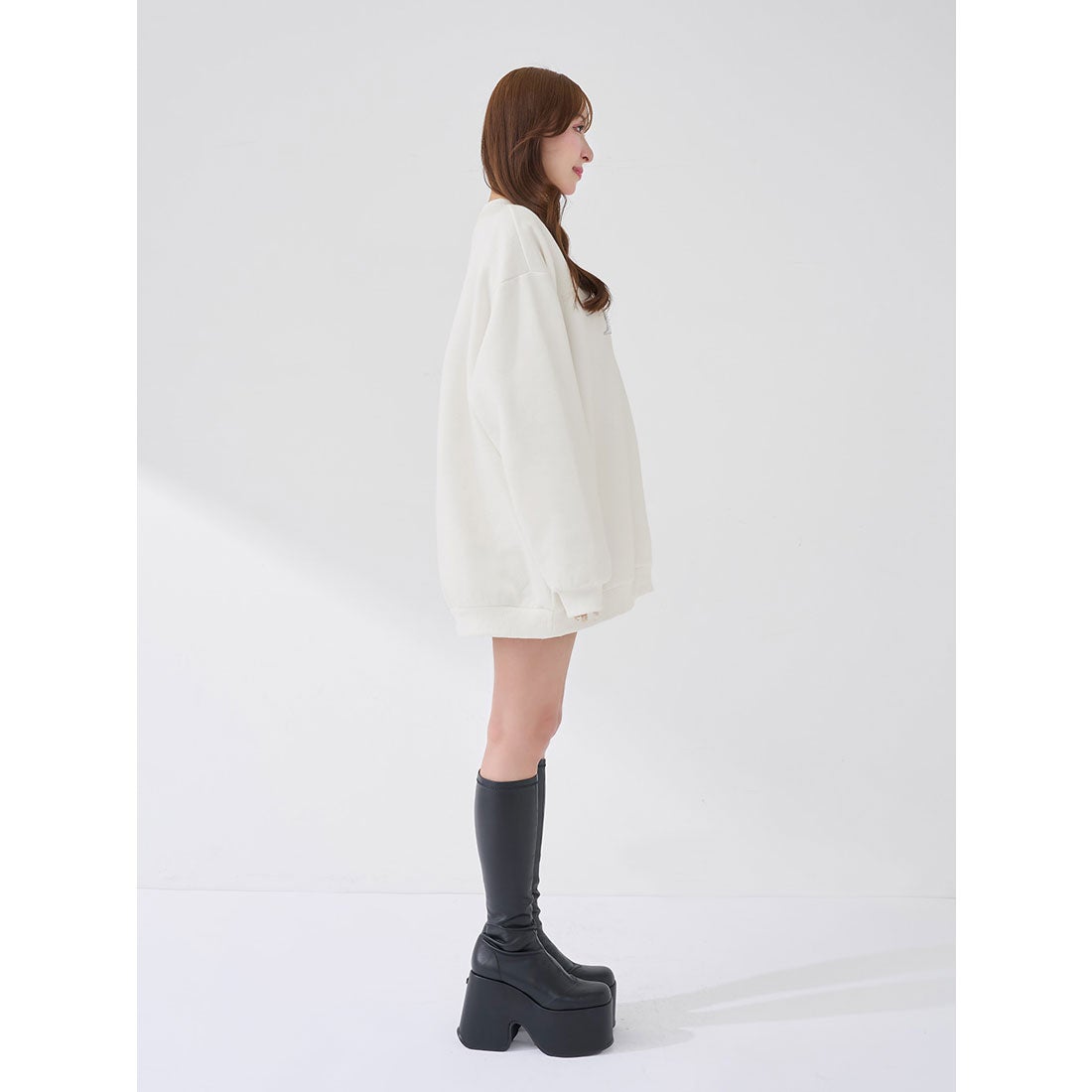 ダーリッチ Darich DDロゴビジュースウェットプルオーバー （ピンク