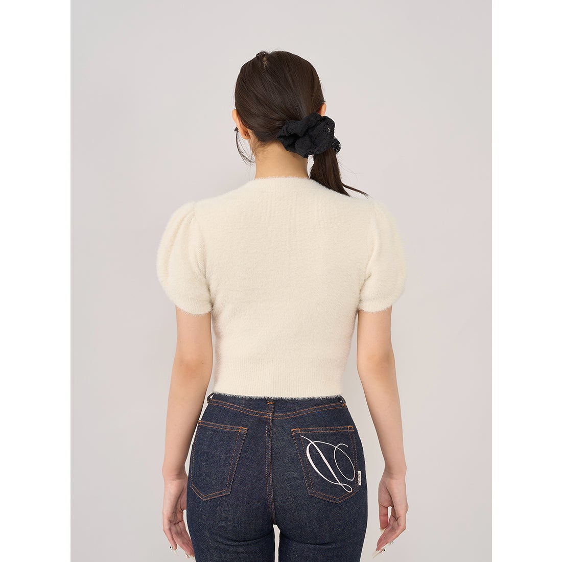 ダーリッチ Darich ファンシービーズDDロゴニットトップス （グレー