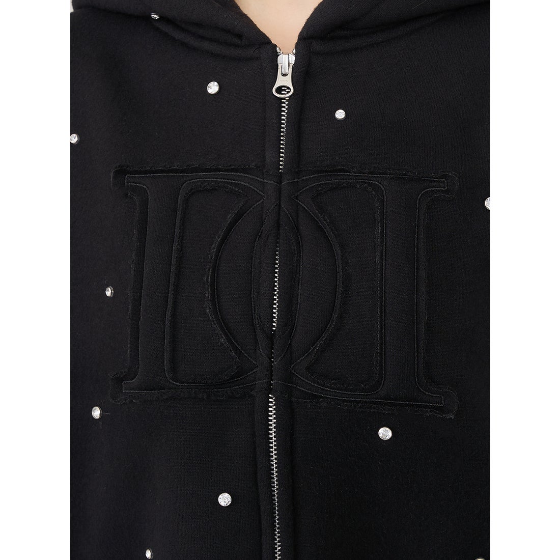 ダーリッチ Darich DDロゴビジュージップパーカー （ブラック