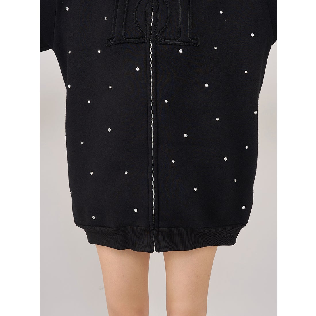 ダーリッチ Darich DDロゴビジュージップパーカー （ブラック