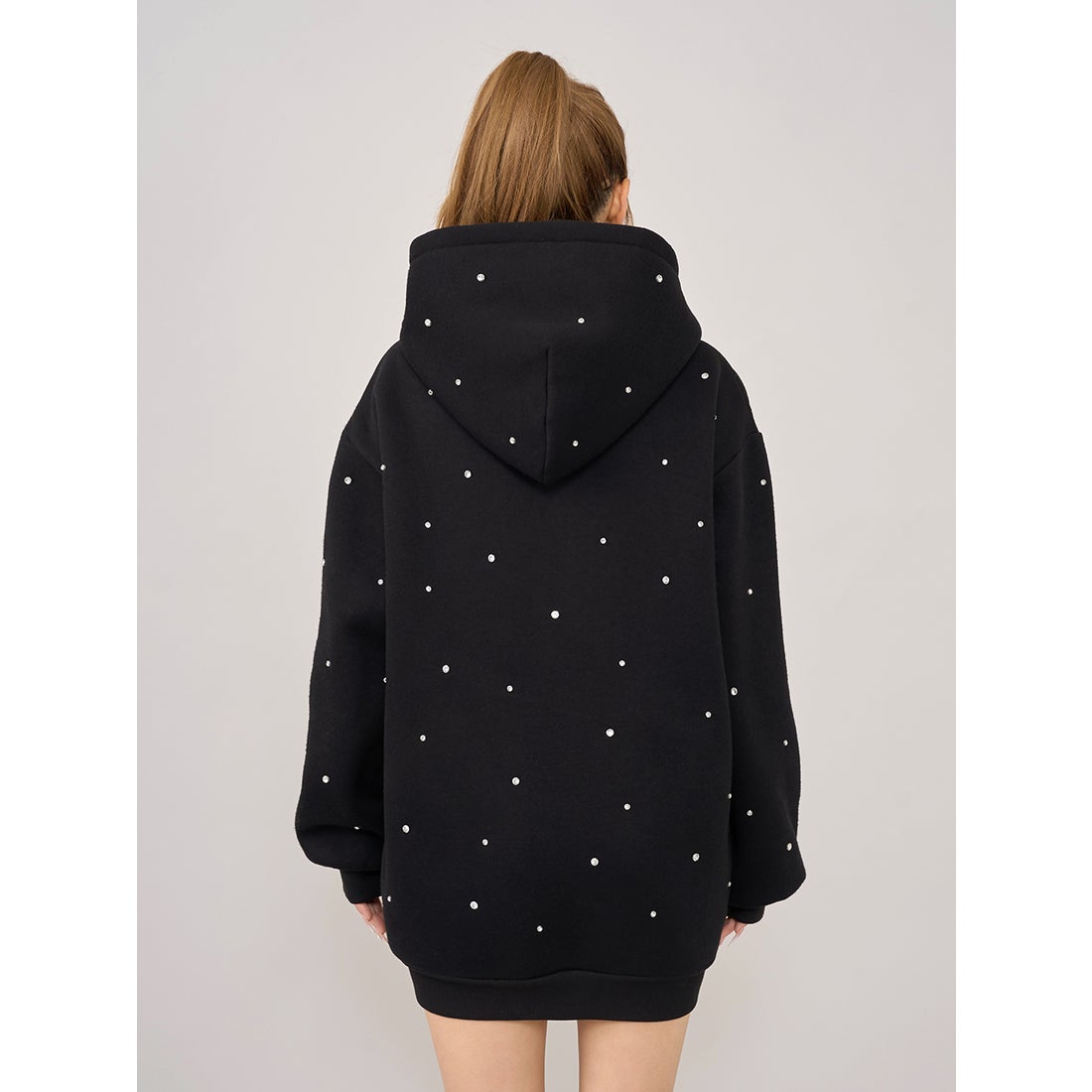 ダーリッチ Darich DDロゴビジュージップパーカー （ブラック