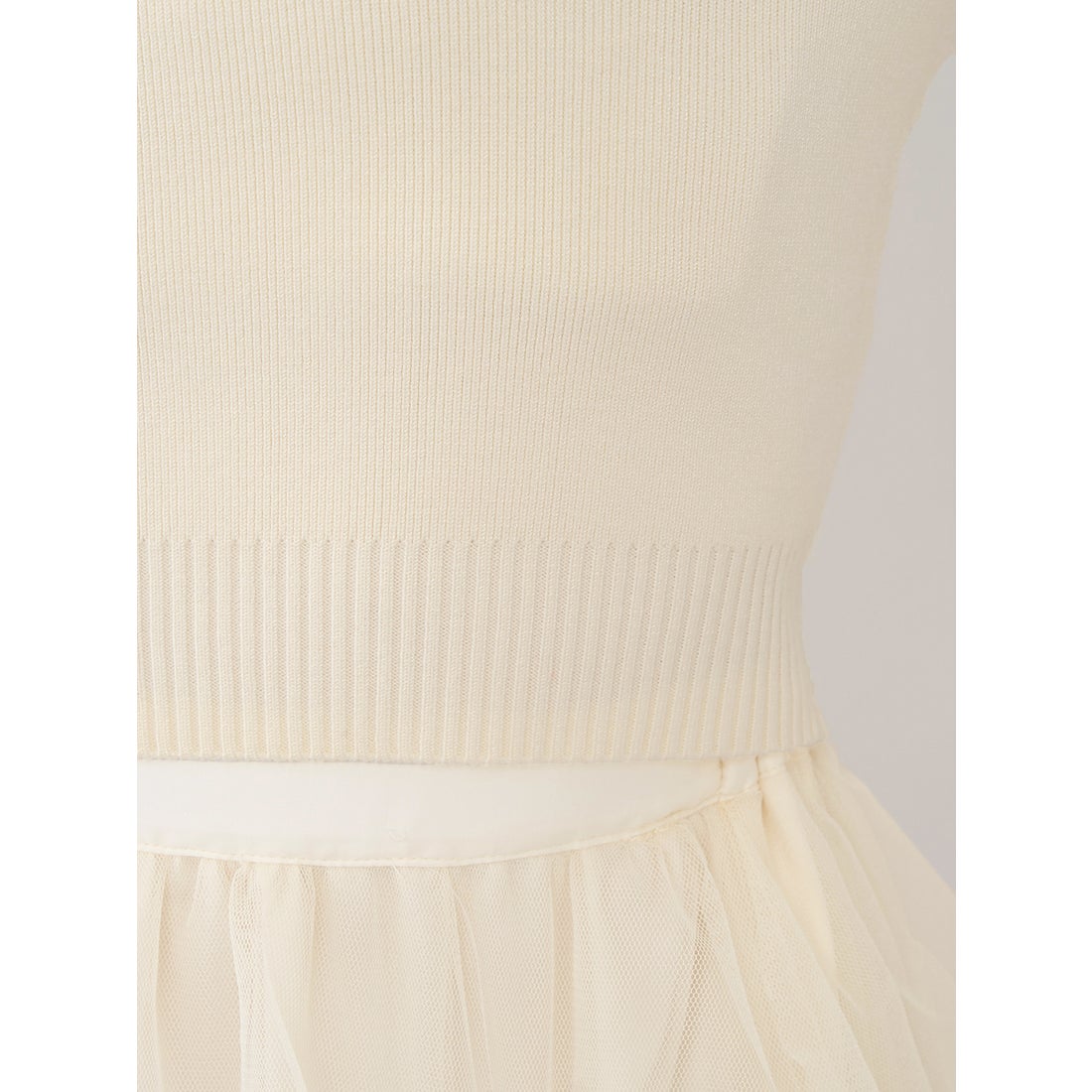 ダーリッチ Darich レイヤードライクロゴニットトップス （ネイビー