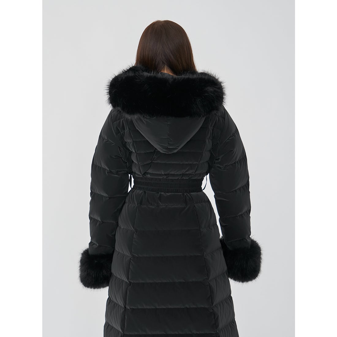 ダーリッチ Darich レディロングダウンコート （ブラック